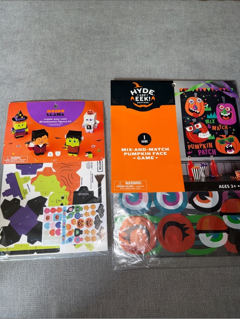 Kids Halloween Party Game and Craft